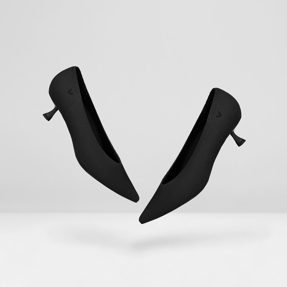 Pointed-Toe Kitten Heels | VIVAIA