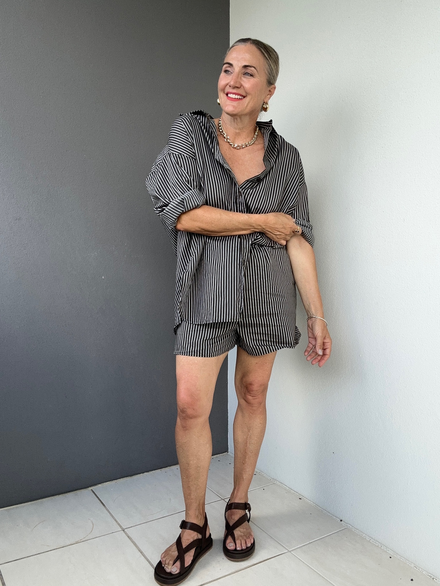 How I’m styling my silk blend set.
Wearing shorts size 8.
Shirt size 6

#LTKaustralia #LTKover50style #LTKsummer