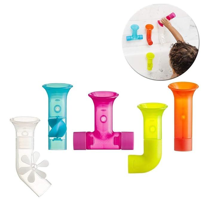 Boon Building Bath Pipes Toy, Set of 5 | Amazon (US)