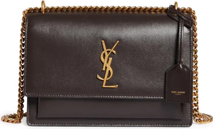 Medium Sunset Leather Shoulder Bag | Nordstrom