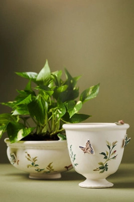 Gardenia Stoneware Pot | Anthropologie (US)