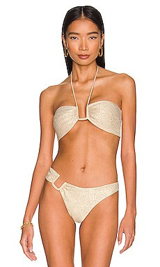 DEVON WINDSOR Adele Bikini Top in Champagne from Revolve.com | Revolve Clothing (Global)