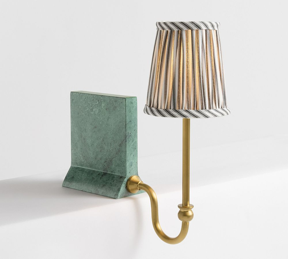 Chris Loves Julia Bookshelf Light | Pottery Barn (US)
