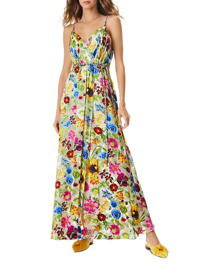 Samantha Floral Burnout Wrap Maxi Dress | Bloomingdale's (US)
