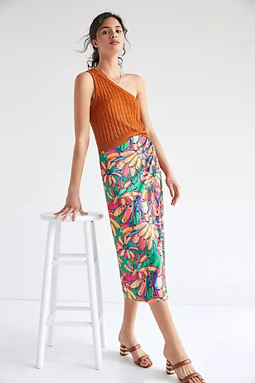 Farm Rio Getaway Midi Skirt | Anthropologie (US)