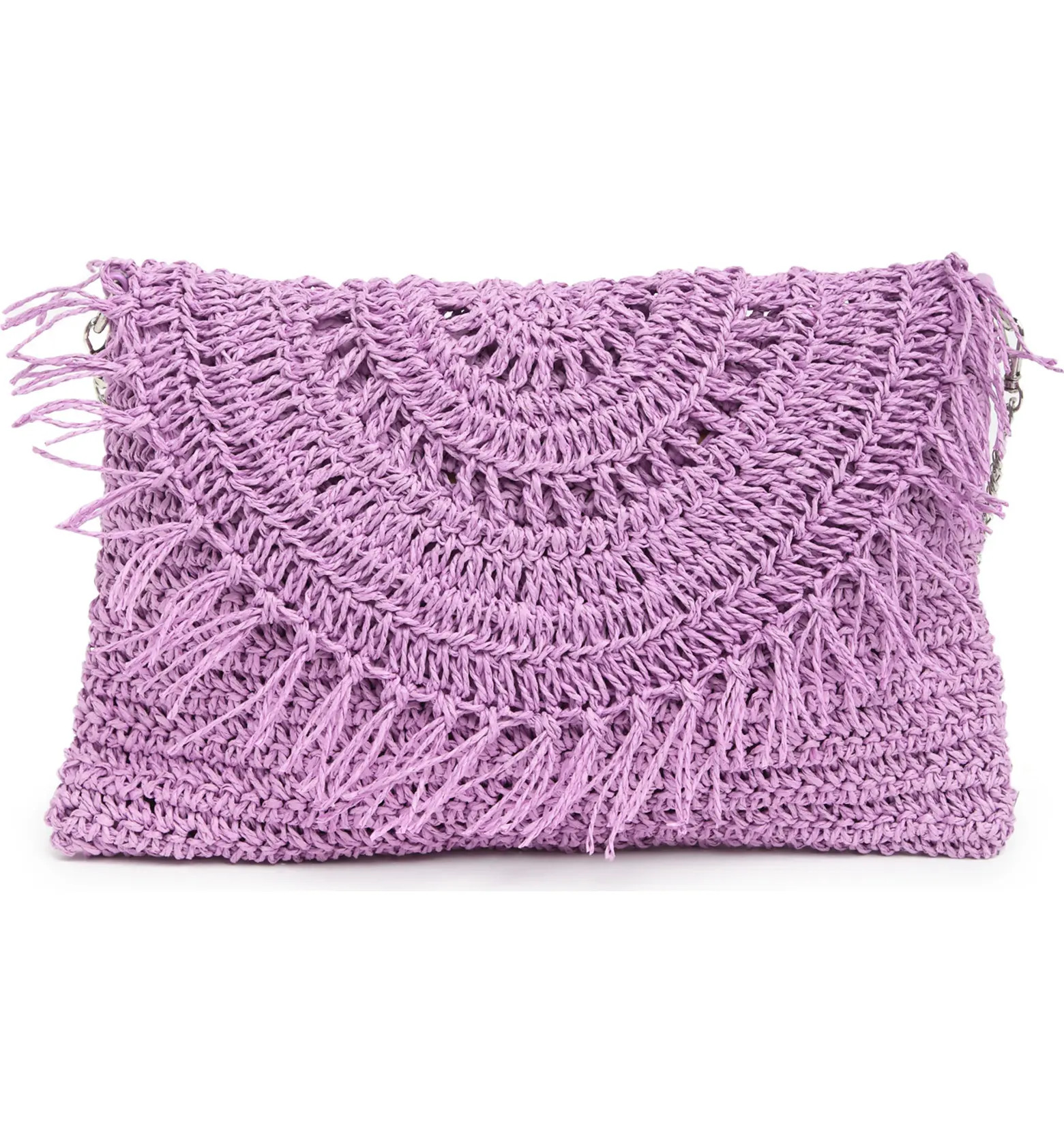 URBAN EXPRESSIONS Straw Woven Foldover Clutch | Nordstrom Rack