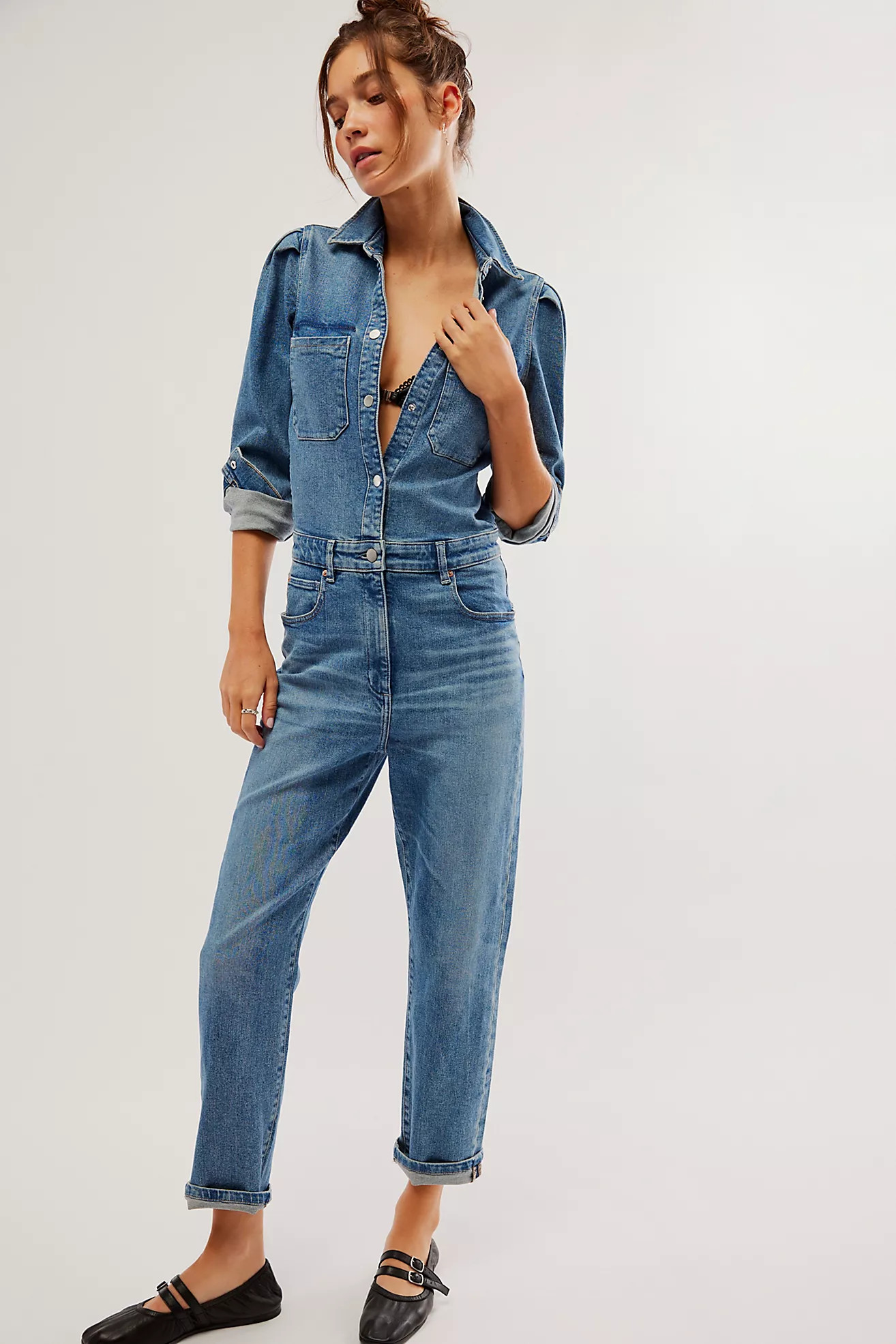 DL1961 Freja Jumpsuit | Free People (Global - UK&FR Excluded)