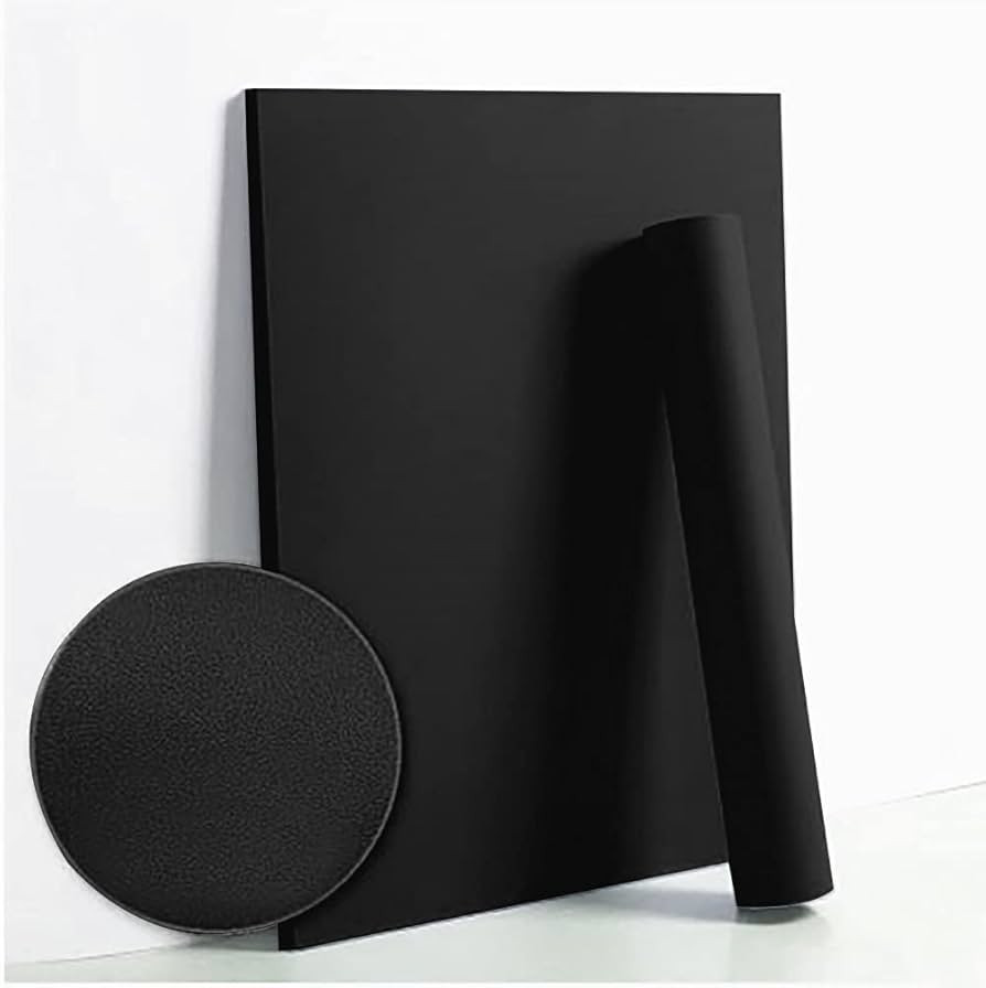 Dimoon 118''x17.7'' Black Peel and Stick Wallpaper Contact Paper Modern Self Adhesive Wall Paper ... | Amazon (US)