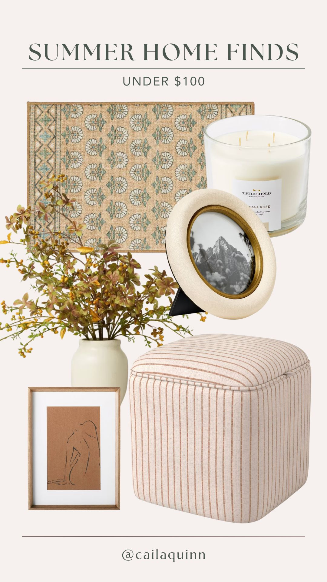 Summer decor under $100 

 #LTKdayinmylife #LTKgrwm #LTKootd