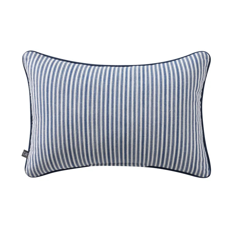 Poppy Trellis Decorative Pillow, Red/White/Blue, 19" x 13", by My Texas House | Walmart (US)