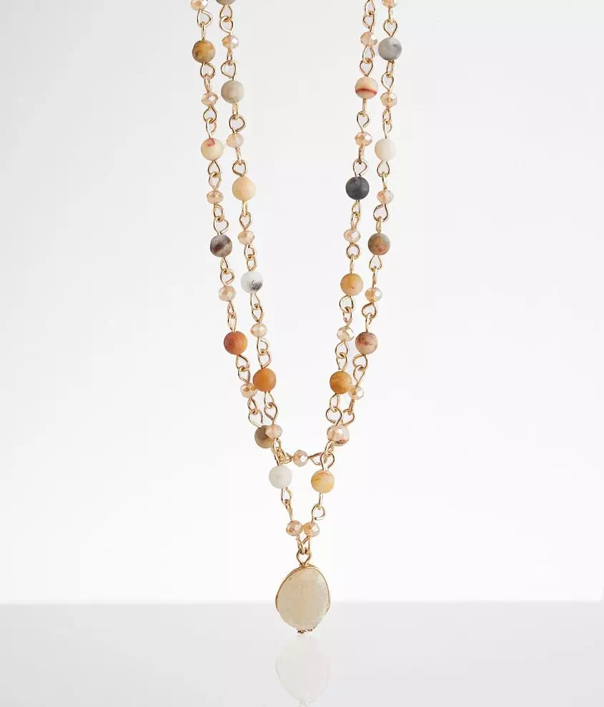 Stone Tiered Necklace | Buckle