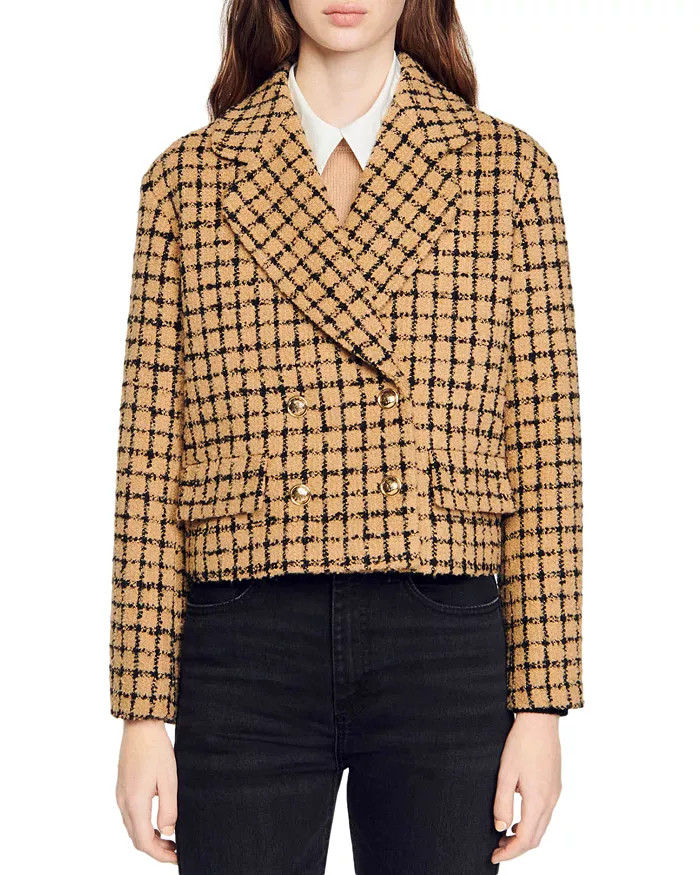 Tweed Double Breasted Blazer | Bloomingdale's (US)
