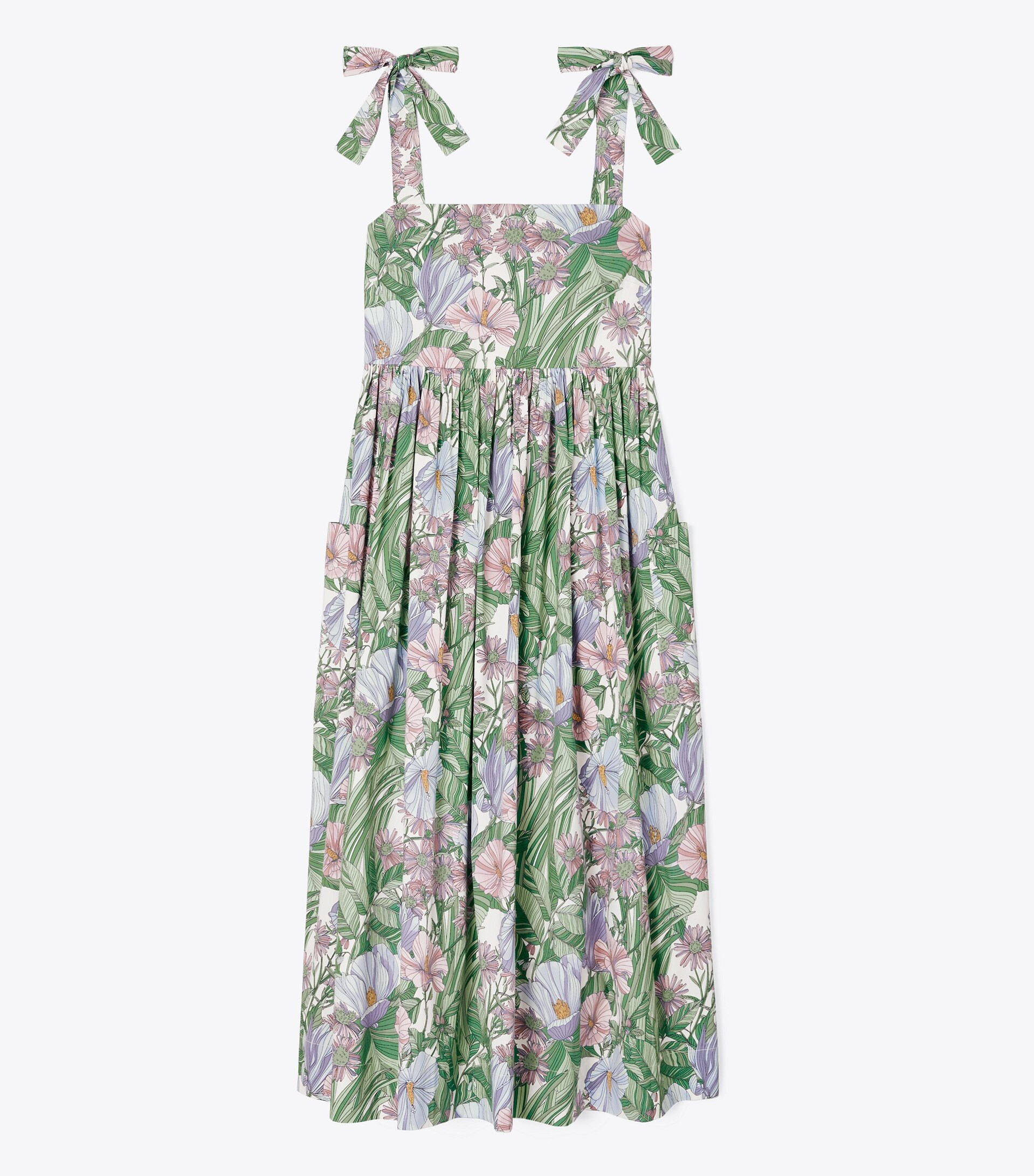 Tie-Shoulder Beach Dress | Tory Burch (US)