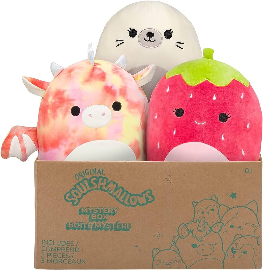 Squishmallows Official Kellytoy 8" Plush Mystery Pack - Styles Will Vary in Surprise Box That Inc... | Amazon (US)