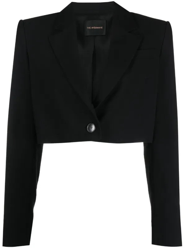 tailored cropped blazer | Farfetch Global
