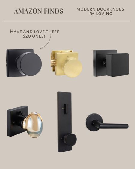 Modern doorknobs I'm loving right now from Amazon!

#LTKHome #LTKStyleTip #LTKFindsUnder50