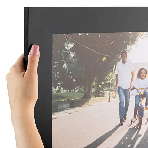 ArtToFrames 24x24 Inch Black Picture Frame, This 2" Custom Poster Frame is Satin Black, for Your Art or Photos, WOMFRBW74079-24x24 | Amazon (US)