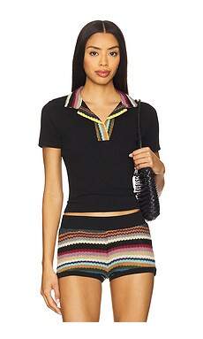 Fait Par Foutch Elliot Polo in Rio Stripe from Revolve.com | Revolve Clothing (Global)