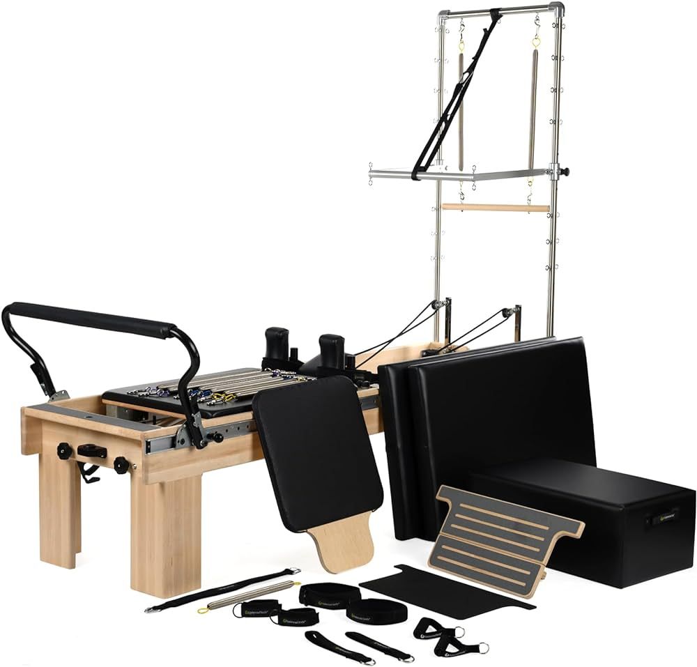 Balanced Body Clinical Pilates Reformer with Tower and Mat Conversion, Pilates Exercise Equipment... | Amazon (US)