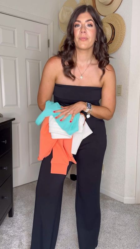 Let me know which @spanx summer style is your fav! Everything is comfortable yet chic. Their swimsuits have 360 degrees of built-in shaping that smooths and supports giving you a boost of confidence. Code MEGHANXSPANX for 10% off + free shipping! #spanxpartner

Tank- medium
Skort-medium
One piece swim- large
Swim top-medium
Swim bottom-large
Jumpsuit-medium tall 

#LTKMidsize #LTKSwim #LTKWorkwear