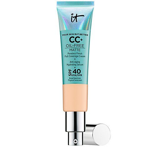 IT Cosmetics Your Skin But Better CC+ Oil-FreeMatte SPF 40 | QVC