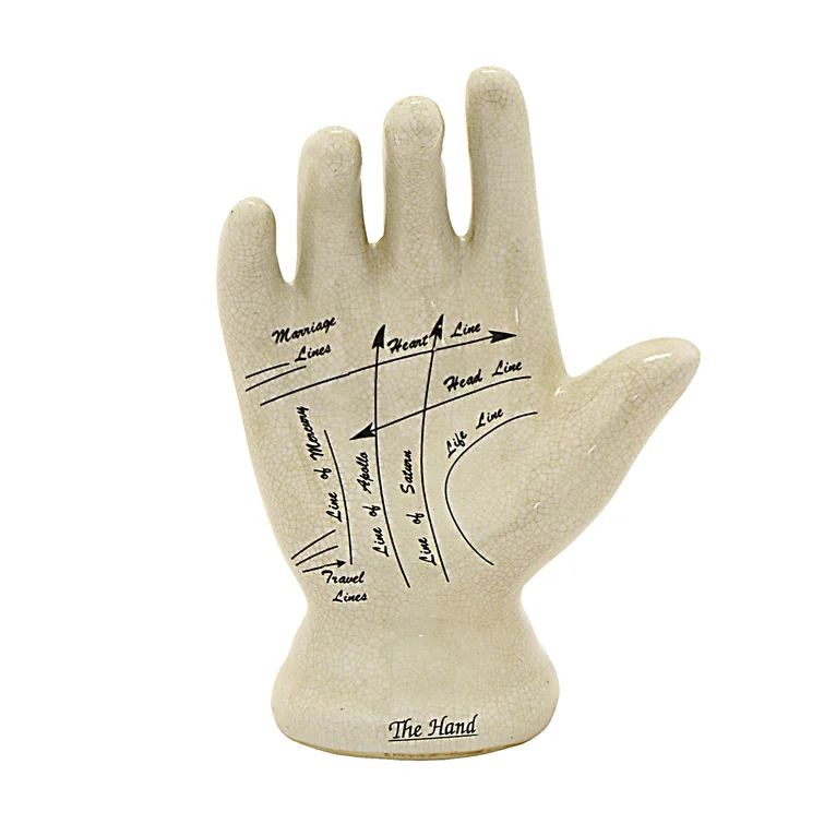 Lolotoe Phrenology Hand Sculpture | Wayfair Professional