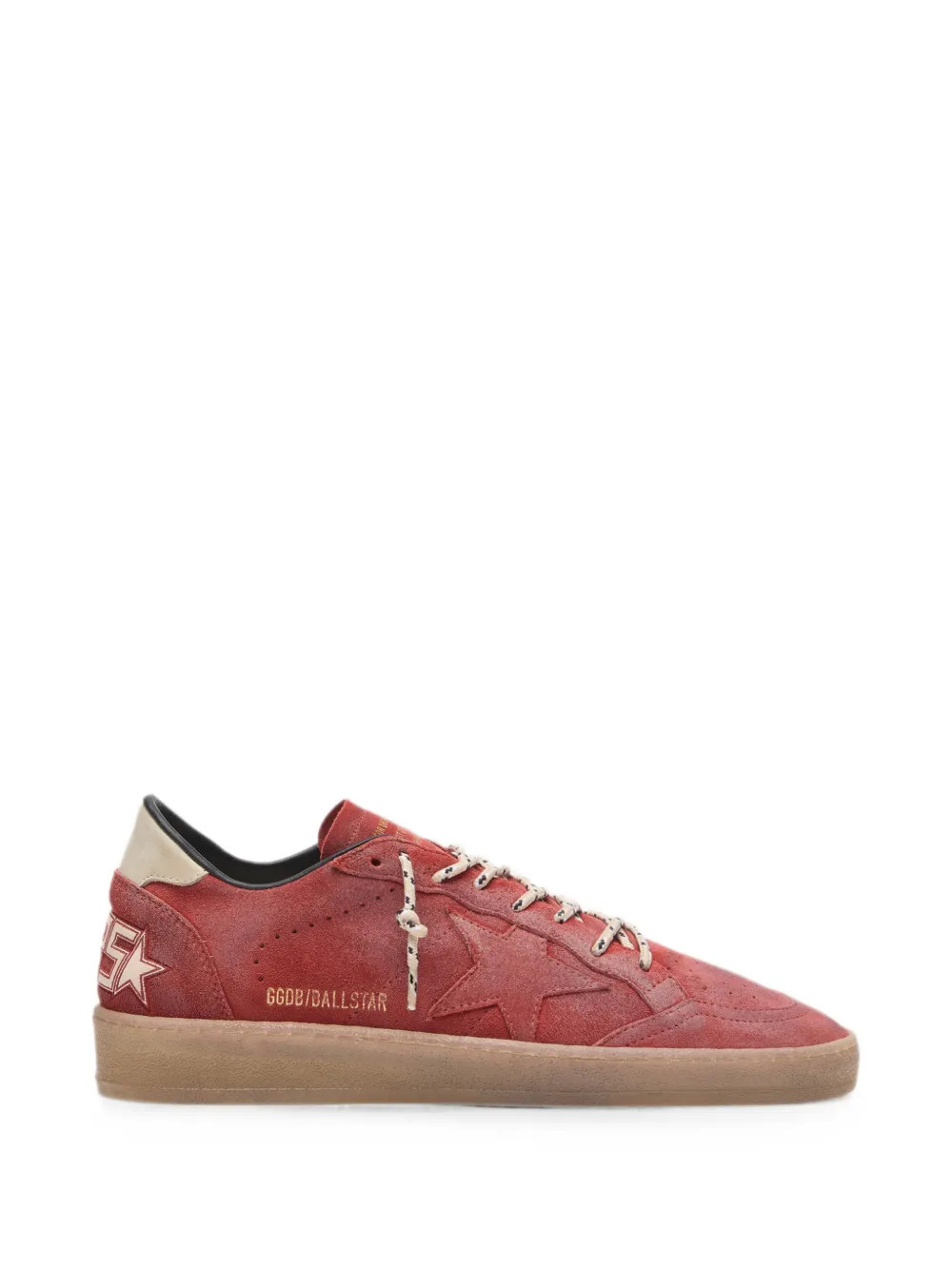 Ball Star in rust-red suede with tone-on-tone star sneakers | Farfetch Global