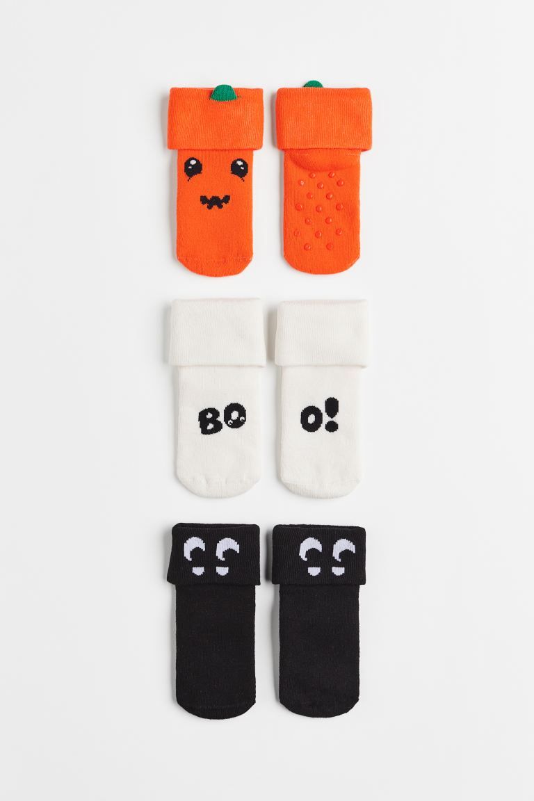 3-pack Non-slip Socks | H&M (US + CA)