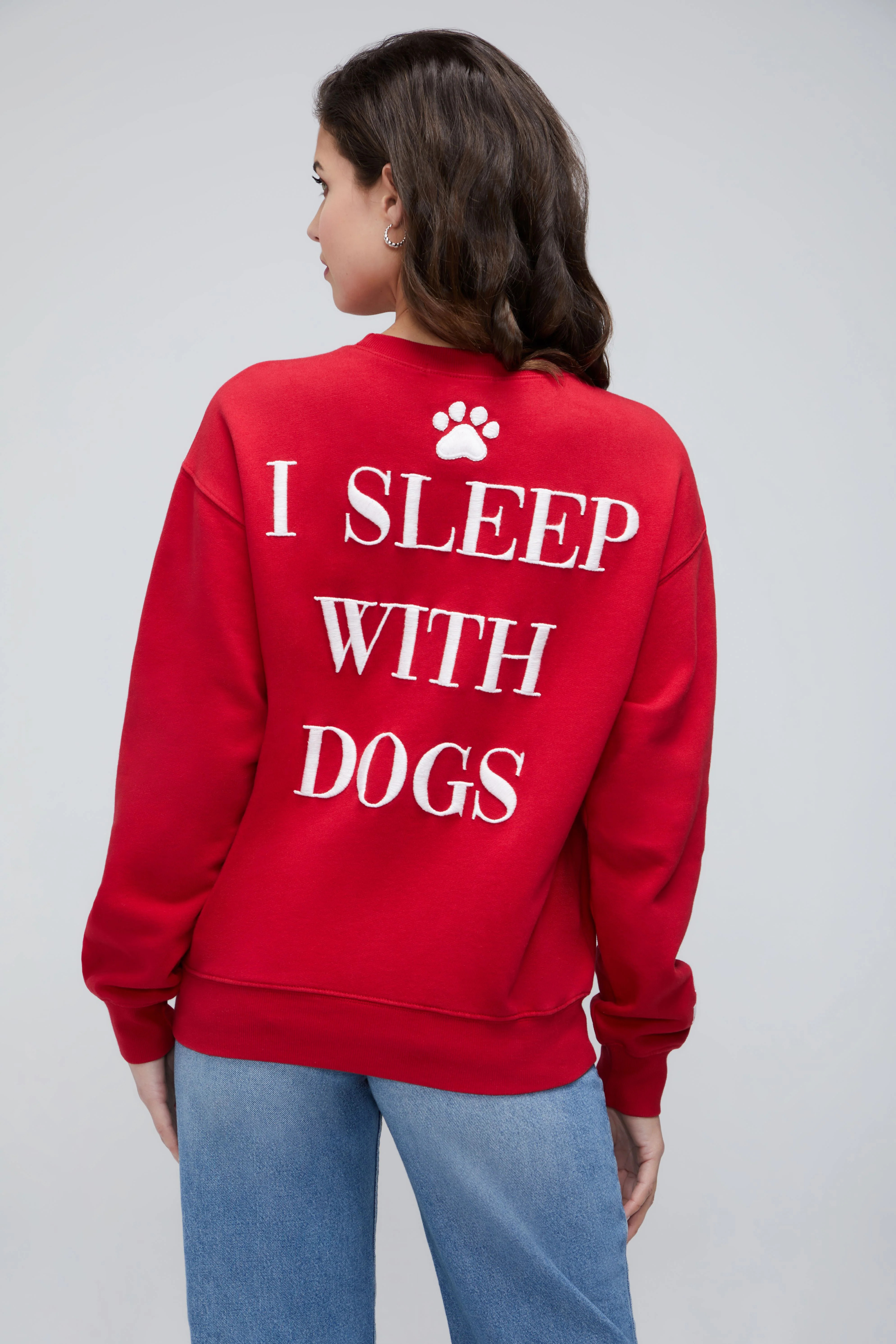 Love My Pup Cody Sweatshirt | Jester Red | Wildfox