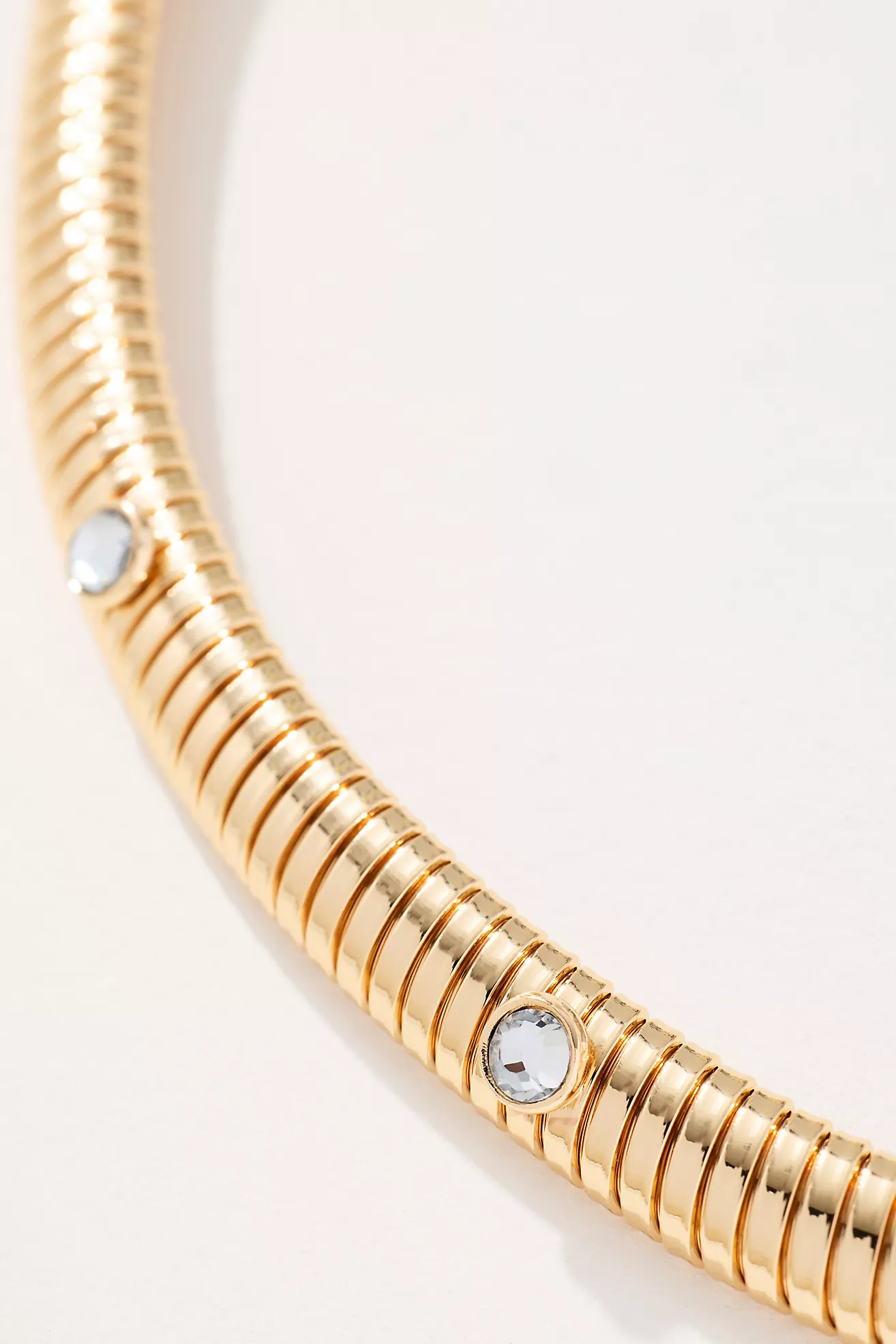Thick Crystal Collar Necklace | Anthropologie (US)