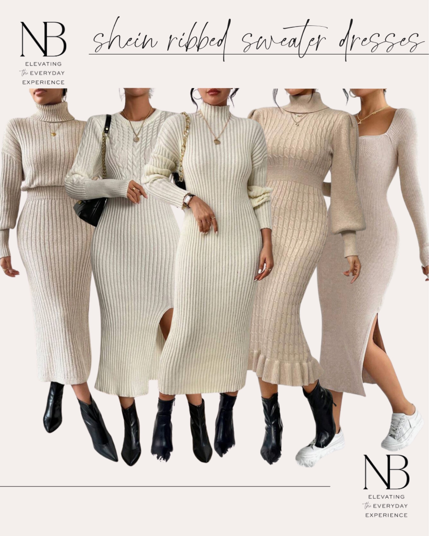 Ribbed Sweater Dresses From SheIn ❄️

sweater dress // ribbed dress // winter dress // black dress // shein fashion // shein finds // shein outfits // winter fashion // winter outfit inspo // affordable fashion // winter style

#LTKstyletip #LTKfindsunder100 #LTKfindsunder50