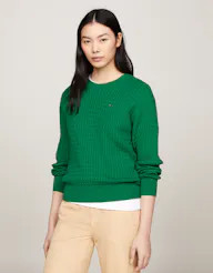 Cable Knit Relaxed Fit Jumper | Tommy Hilfiger (AU)