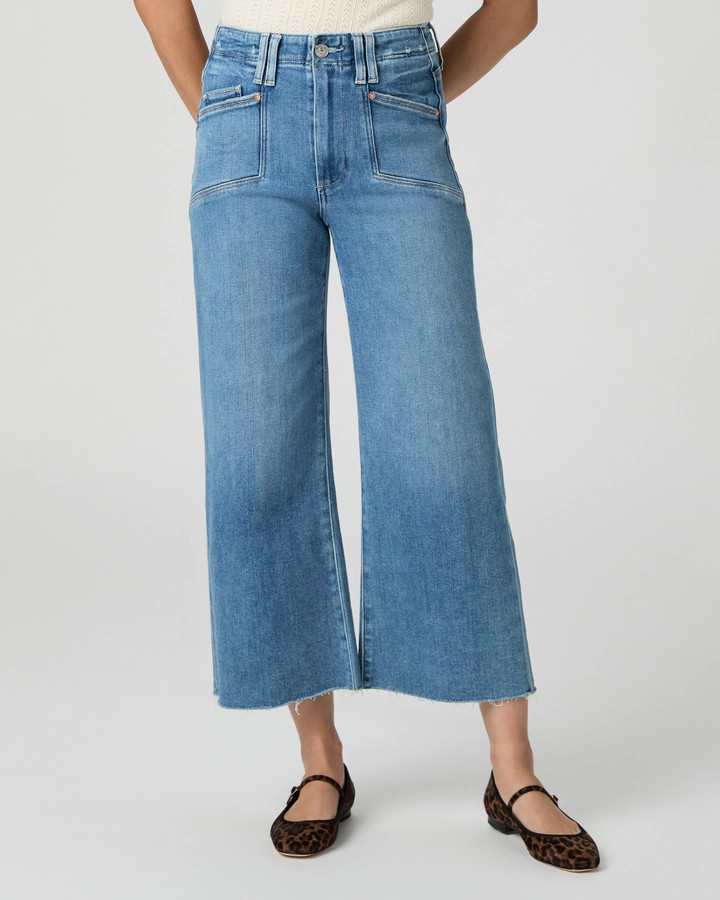 Anessa Petite Wide Leg Jean | Paige