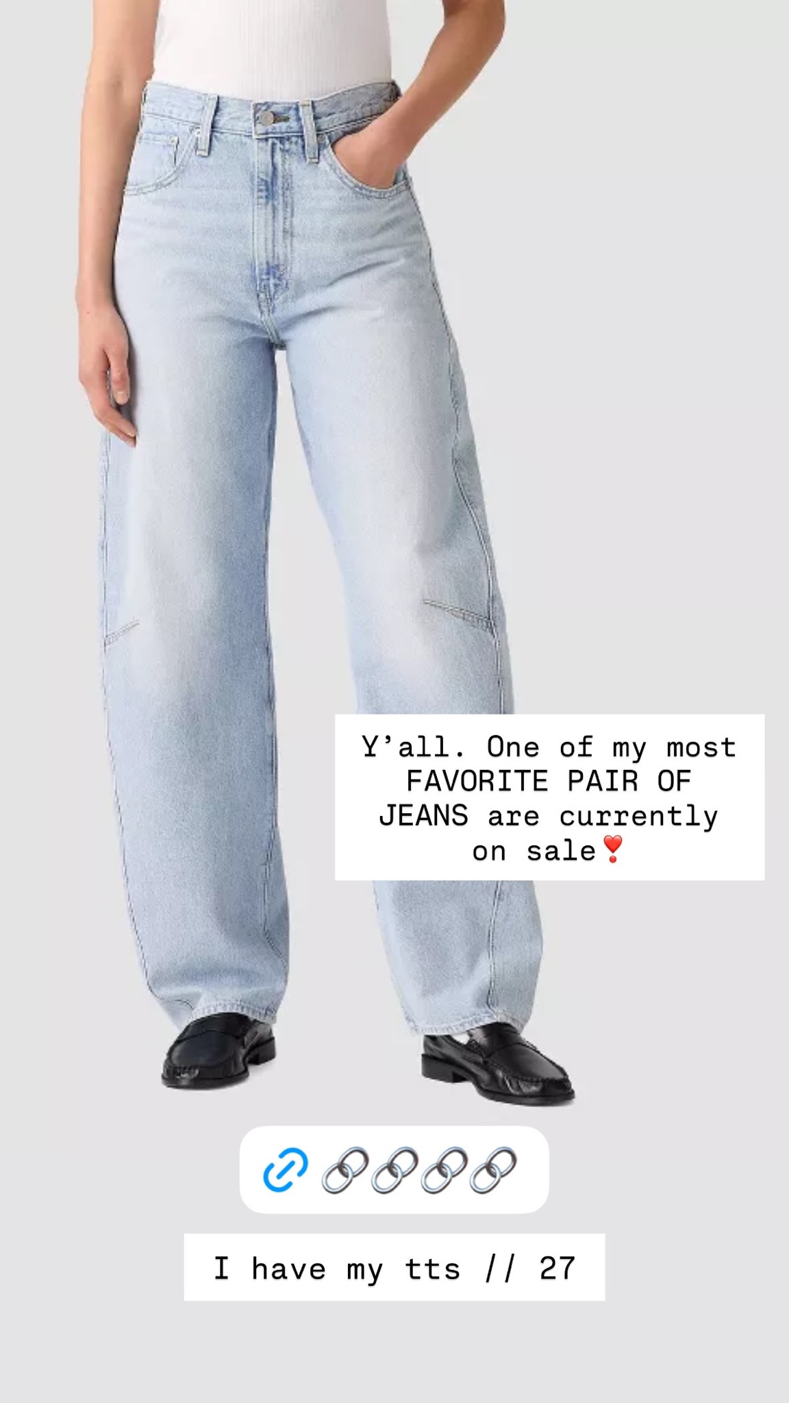 Y’all. One of my most FAVORITE PAIR OF JEANS are currently on sale❣️ 

The cinch waist is soooo nice. 

I have my tts // 27



#LTKootd #LTKSaleAlert #LTKmomlife