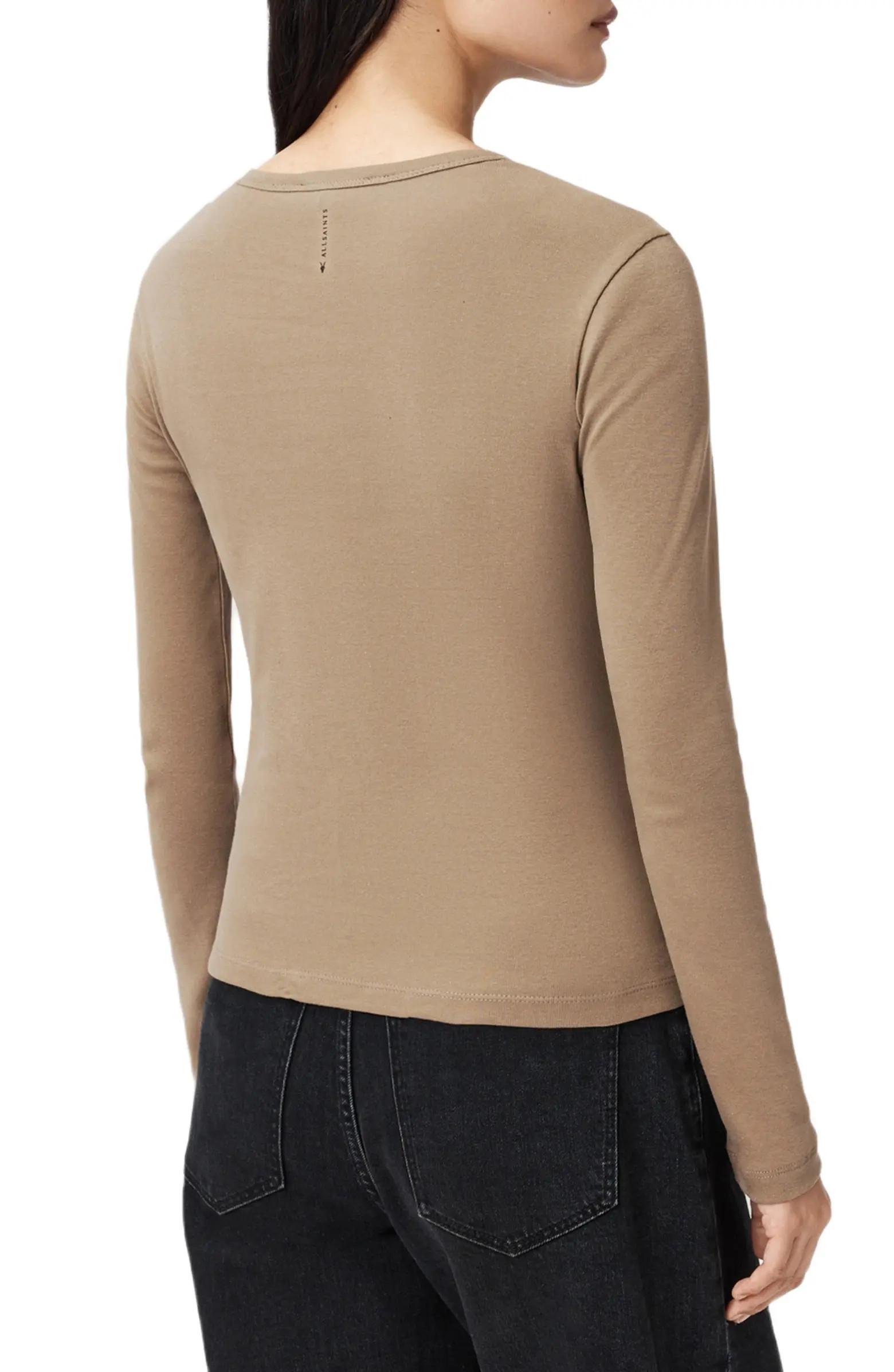 Stevie Long Sleeve Organic Cotton T-Shirt | Nordstrom