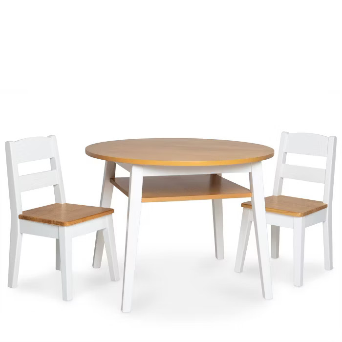 Melissa & Doug Wooden Round Table & Chairs Set | Target