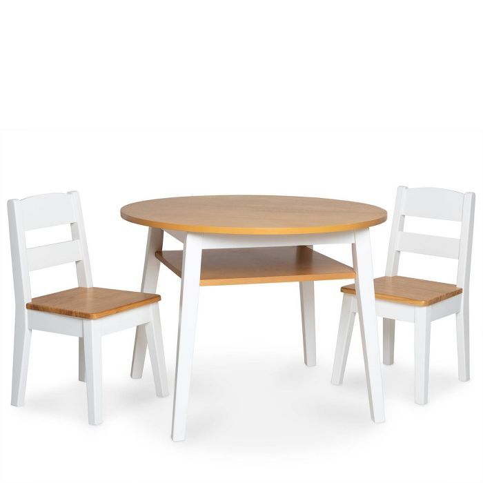 Melissa &#38; Doug Wooden Round Table &#38; Chairs Set | Target