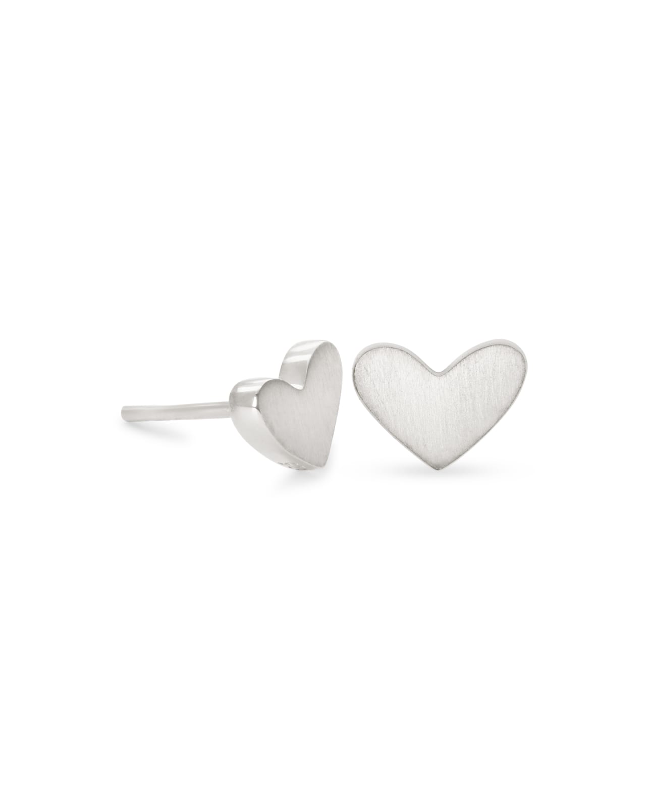 Ari Heart Stud Earrings In Sterling Silver | Kendra Scott