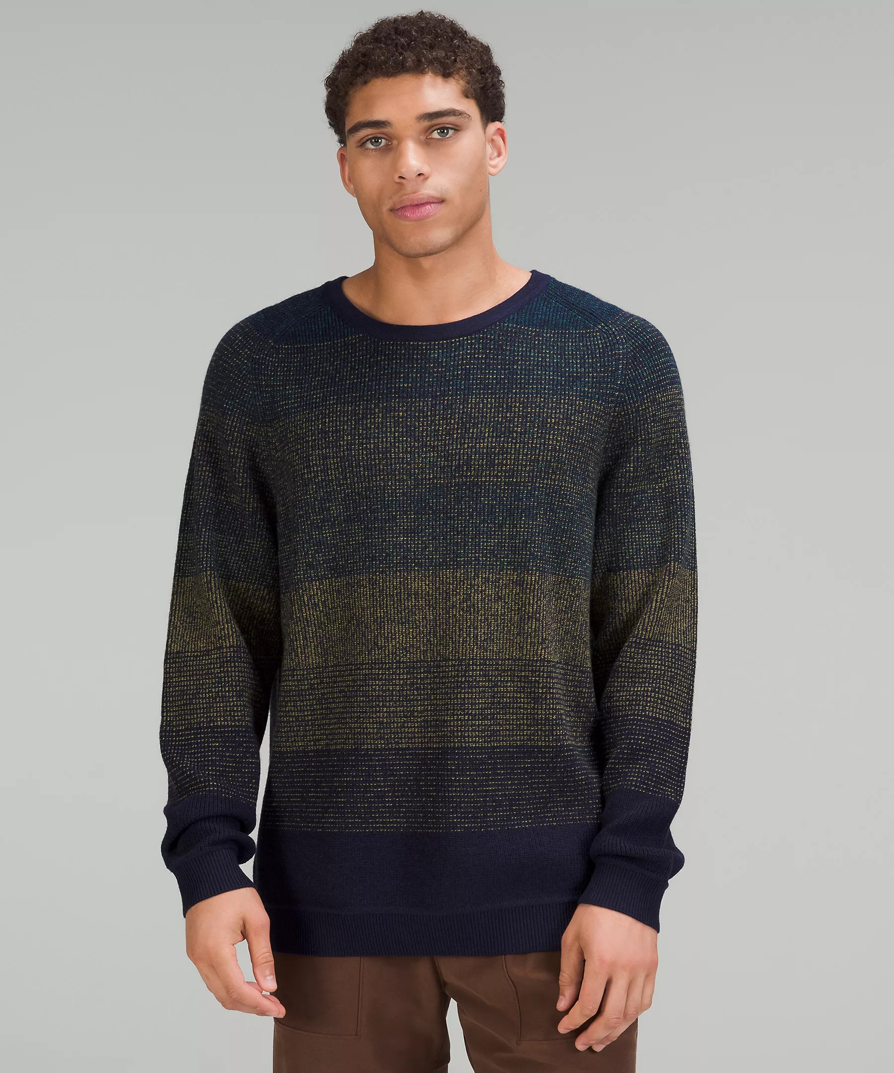 Textured Knit Crewneck Sweater | Men's Hoodies & Sweatshirts | lululemon | Lululemon (US)