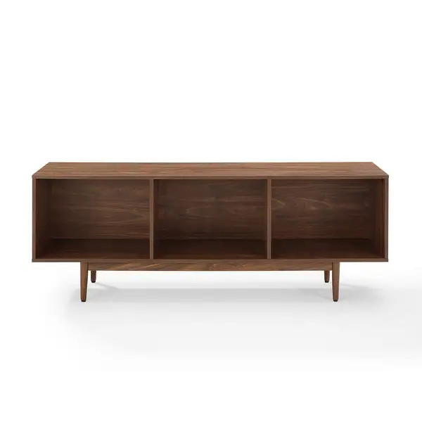 Liam Large Mid-century Record Storage Console Cabinet - 22.25"H x 60'W x 15.75"D - On Sale - Over... | Bed Bath & Beyond