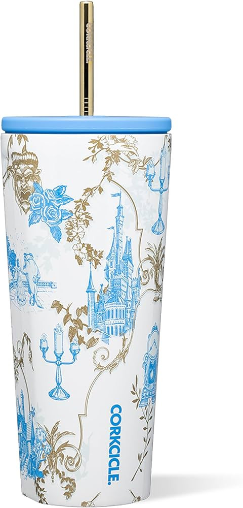Corkcicle Disney Princess Cold Cup - Keeps Drinks Cold for 12 Hours - Triple-Insulated Stainless ... | Amazon (US)