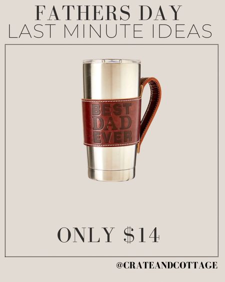 Love this unique mug for Father’s Day! Insulated with a leather handle! 

#LTKFind #LTKSeasonal #LTKGiftGuide