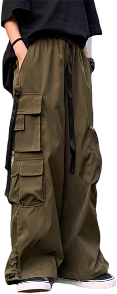 Women Joggers Goth Y2K Baggy Loose Pants Outdoor Cargo Pants Punk Streetwear | Amazon (US)