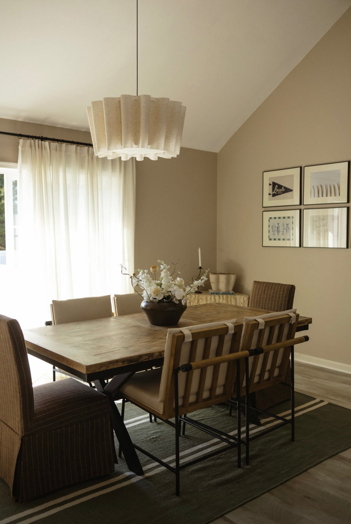 Dining room | beach house inspo | light fixture | dining chair 

#LTKHome