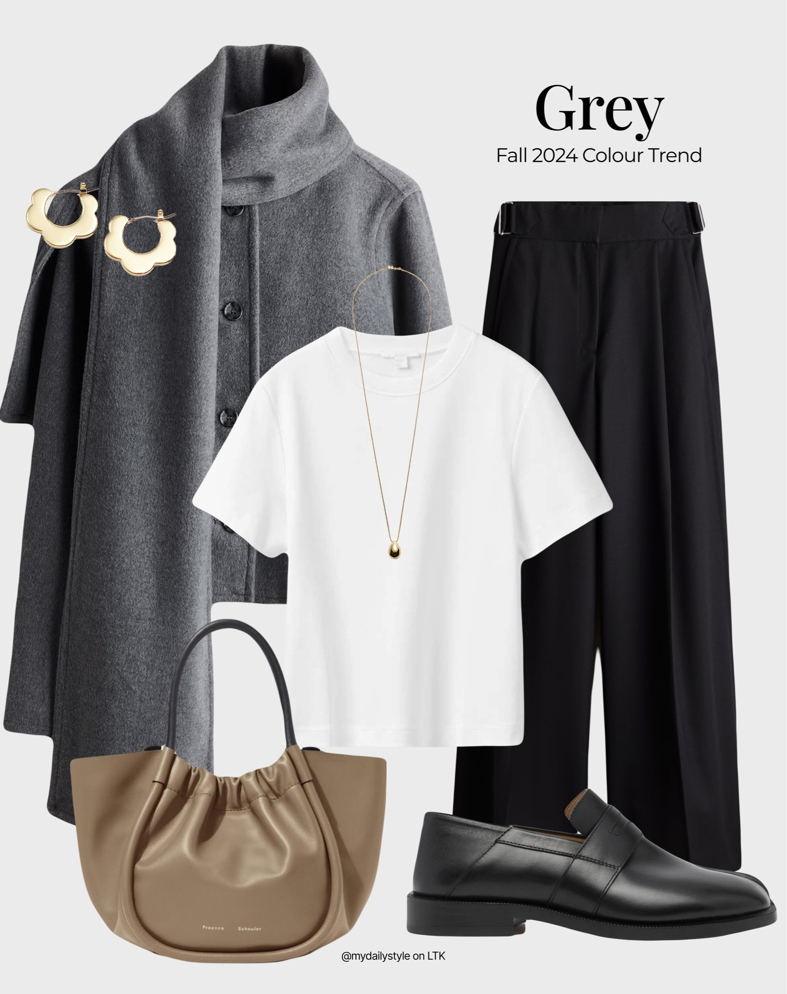 Grey fall styling inspiration. Check out more styling ideas in my profile. 

Tags: grey colour, gray color, cherry red, burgundy, fall style, pre-fall, autumn style, fall outfit, autumn outfit, fall fashion, autumn fashion, easy styling, simple everyday look, chic & basic outfit, Parisian look, casual outfit, capsule wardrobe, office look, brunch style, high street. 

#LTKstyletip #LTKautumn #LTKbag