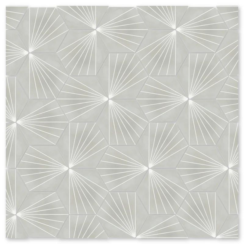 Spark C 7.87" x 9.09" Cement Patterned Wall & Floor Tile | Wayfair North America