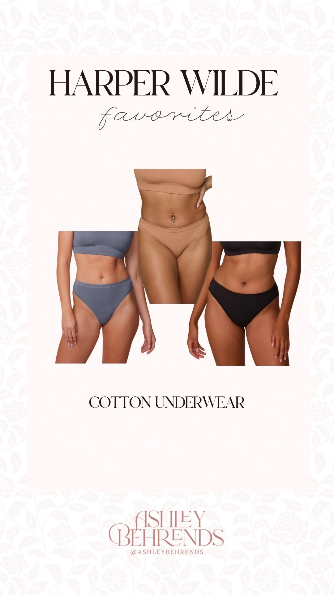 Harper Wilde favorites! Spring sale 20% site wide. My current favorite undergarments. Cotton underwear that’s stretchy and fits plus size bodies! Styles come in sizes XS-4X. I wear a 2X! Brief, French cut, bikini and boyshort options available. 

Including my favorite cotton pajamas from them as well that are also included in the sale!

#LTKPlusSize #LTKSpringSale #LTKSaleAlert