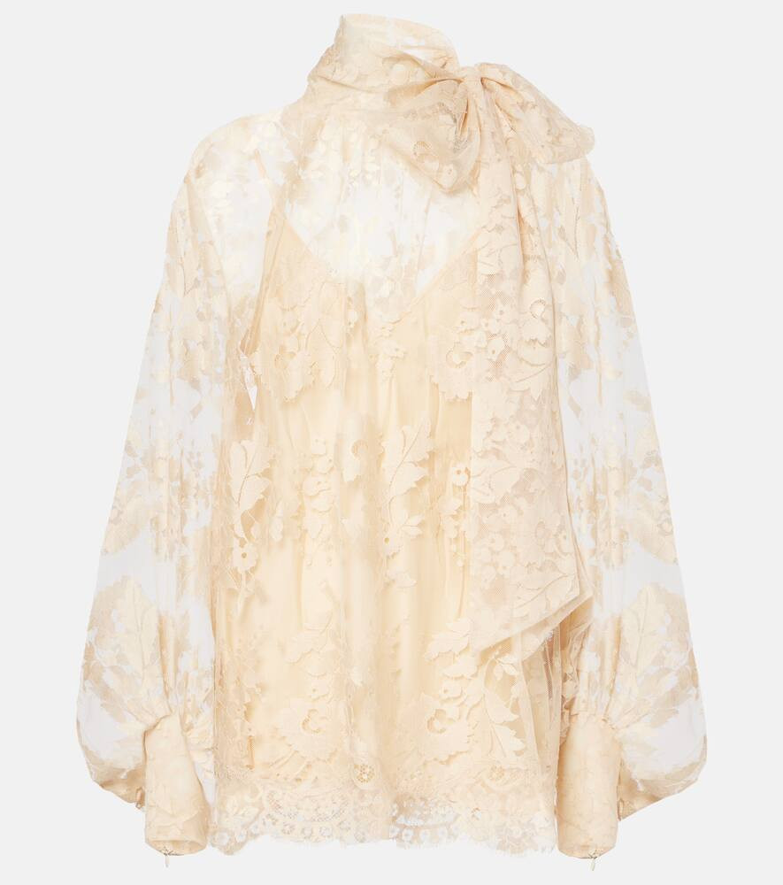 Zimmermann Illustration cotton-blend lace blouse | Mytheresa (US/CA)