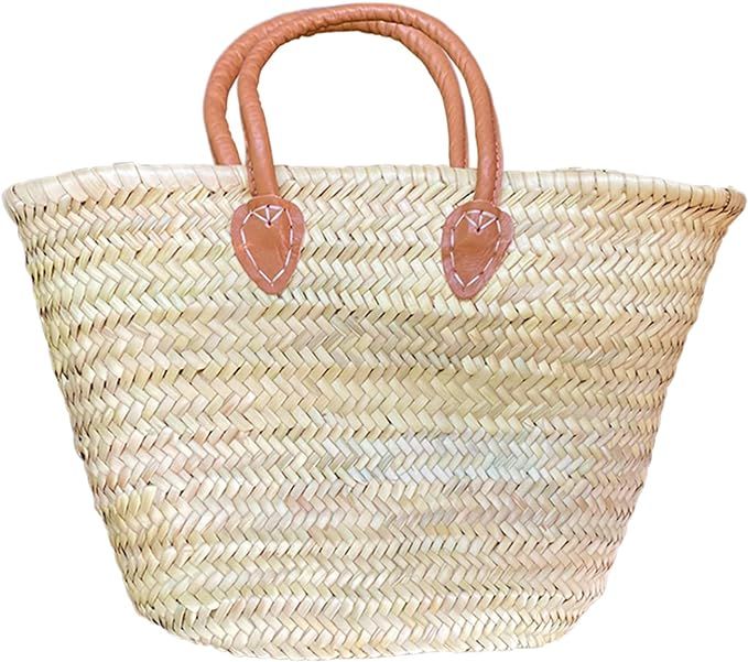 purifyou Handmade Moroccan Seagrass Baskets - Large (17x11) for Shopping, Storage, Baby Items, Pi... | Amazon (US)
