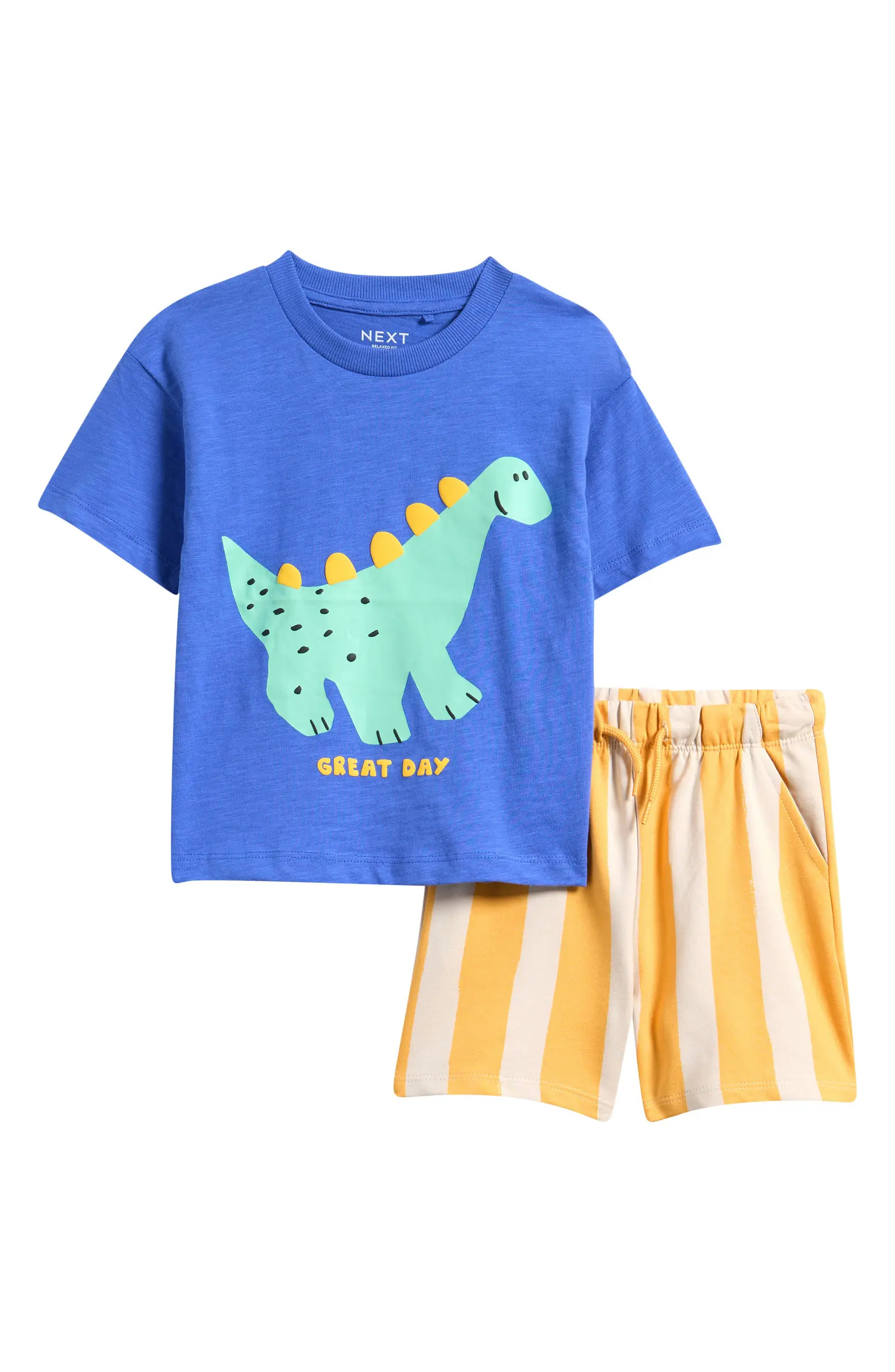 Kids' Dinosaur Graphic T-Shirt & Shorts Set | Nordstrom